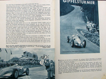 Auto-Union Modelprogram 1937 "Deutsche Siege in 3 Erdteilen" Carbrochure (10443)